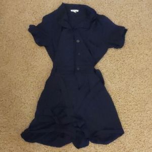 XS Navy Blue Romper